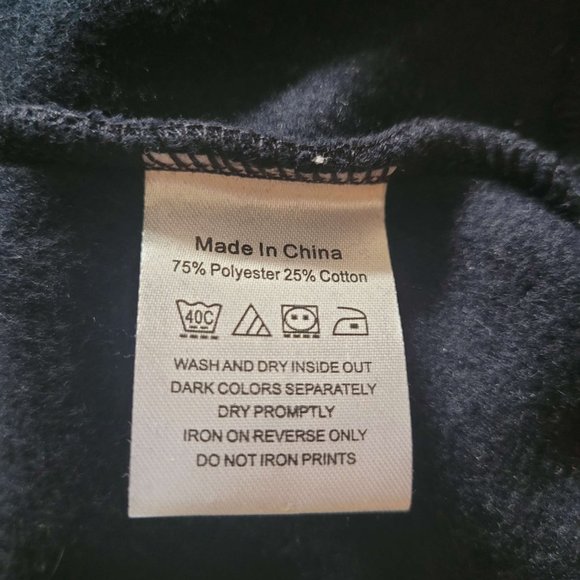 (sold) UofT Varsity Collection Embroidered Left Signature Hoodie in Navy - Picture 4 of 4